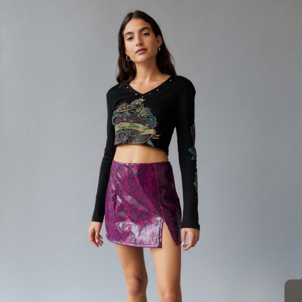 Snakeskin Skirt